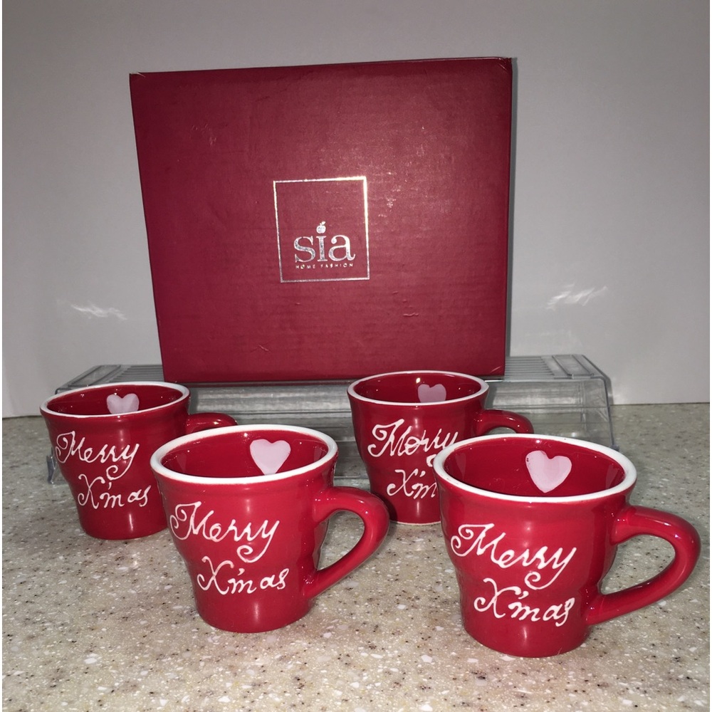 Sia Home Fashion Christmas Themed “Merry X-Mas”
Espresso Cups Set